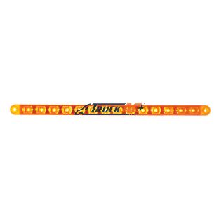 14 LED 12" Turn Signal Light Bar - Amber LED/Amber Lens - United Pacific 38946