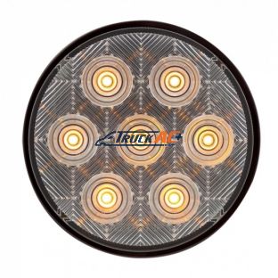 7 LED 4" Competition Series Turn Signal Light - Amber LED/Clear Lens - United Pacific 39120