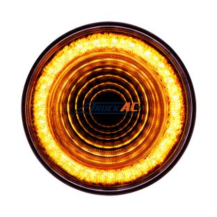 24 LED 4" Mirage Light (Turn Signal) - Amber LED/Amber Lens - United Pacific 36653