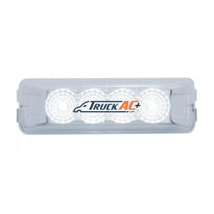 4 LED Reflector Auxiliary/Utility Light - White LED/Clear Lens - United Pacific 39938