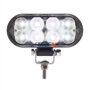 8 LED Oval Wide Angle Driving/Work Light (Retail) - United Pacific 36515