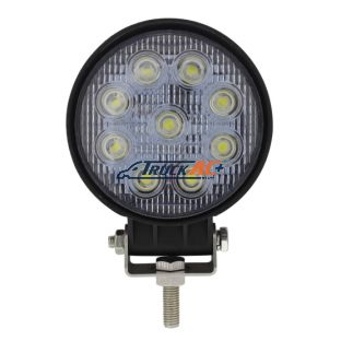 9 High Power LED Round Work Light - Spot - United Pacific 36671