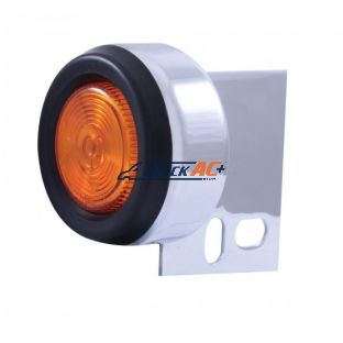 Mud Flap Hanger End Light With Grommet - Amber - United Pacific 10998
