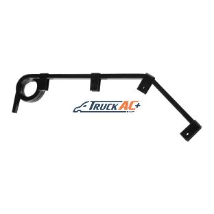 Black Angled Mud Flap Hangers - 2 Coils (Pair) - United Pacific 10614