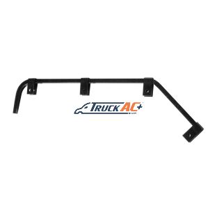 Black Angled Mud Flap Hangers - No Coil (Pair) - United Pacific 10672