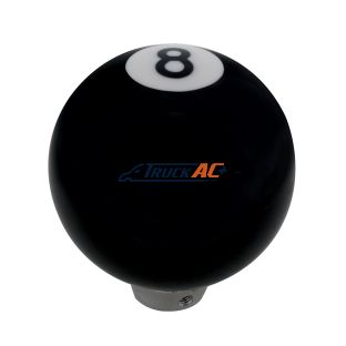 Number 8 Pool Ball Gearshift Knob - Gloss Black - United Pacific 70025