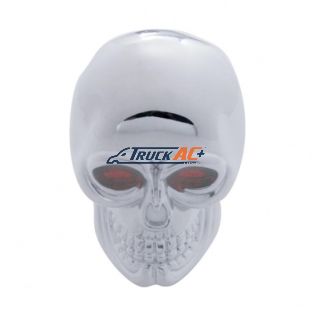 Plastic Skull Gearshift Knob - Chrome - United Pacific 70026