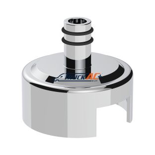 7/16" Top Gearshift Mounting Adapter For Eaton-Fuller 13/15/18 Speed Shifters - Chrome - United Pacific 70603B