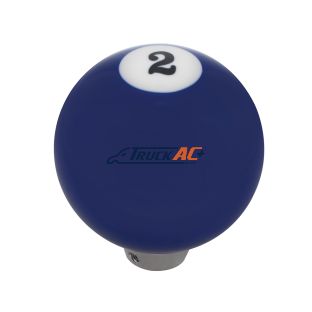 Number 2 Pool Ball Gearshift Knob - Gloss Blue - United Pacific 70662