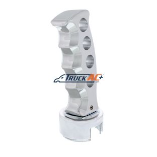 Gatling Style Gearshift Knob With 13/15/18 Speed Adapter - Chrome - United Pacific 70683