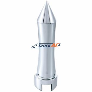 Talladega Style 13/15/18 Speed Spike Gearshift Knob - Chrome/Vertical - United Pacific 70628