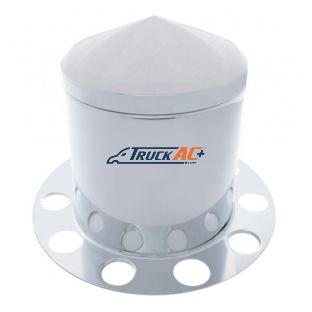 Chrome Pointed Rear Axle Cover 3PC Kit For 1-1/2" Nut Cover - Steel Wheel - United Pacific 10224