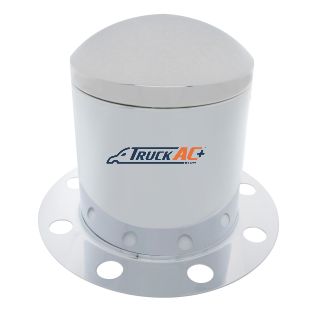 Chrome Dome Rear Axle Cover 3PC Kit For 33mm Nut Cover - Steel/Aluminum Wheel (8 Holes) - United Pacific 10250