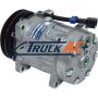 Sanden Style A/C Compressor - Sanden 7803, Truck Air 03-1843, MEI 5704