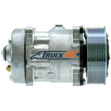 OEM Sanden A/C Compressor - Sanden 4872, Truck Air 03-3706, MEI 5189