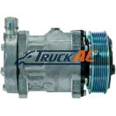 Sanden Style A/C Compressor - Sanden 4645, 4665, Truck Air 03-3471, MEI 5745