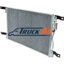 Freightliner Style A/C Condenser - Freightliner 1E5864, 1E6068, Truck Air 04-0609, 04-0613, MEI 6287, 6297