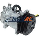 Sanden Style A/C Compressor - Sanden 4639, 4644, 4647, 4664, 8062, 8104, Truck Air 03-3470, MEI 5764
