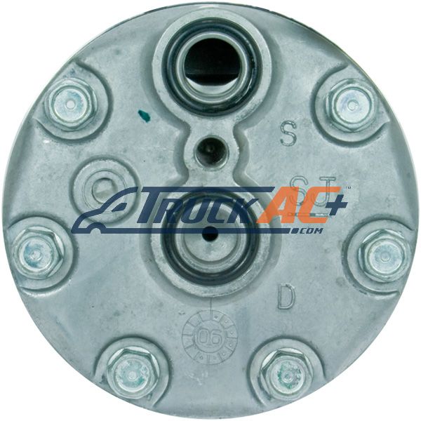 OEM Sanden A/C Compressor - Sanden 7803, Truck Air 03-1843, MEI 5704