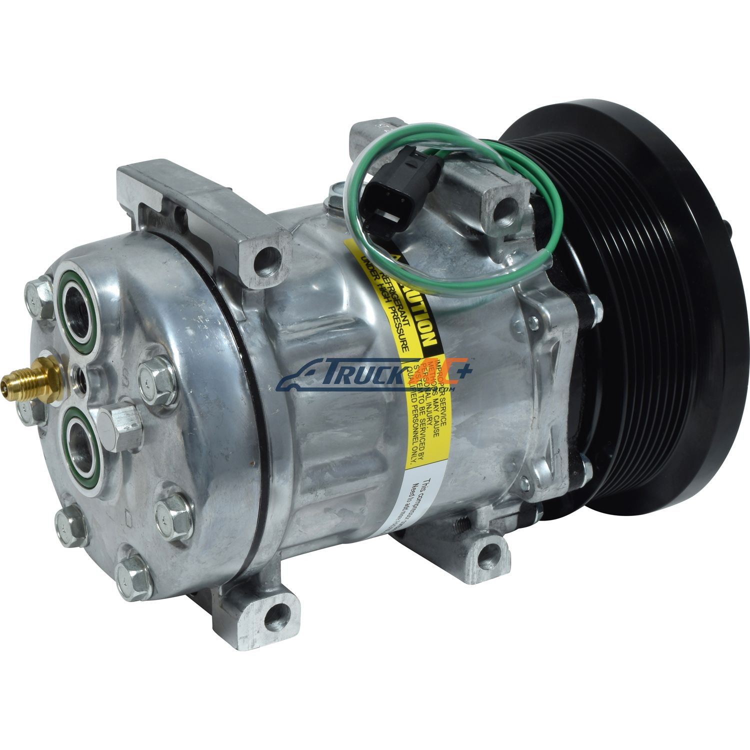 Sanden Style A/C Compressor - Sanden 4301, 4769, Truck Air 03-3738, MEI ...