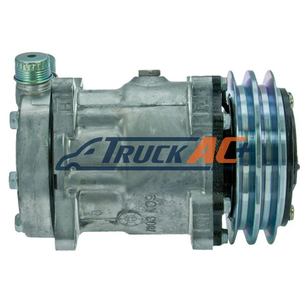 OEM Sanden A/C Compressor - Sanden 4643, 4706, Truck Air 03-3419, MEI 54706