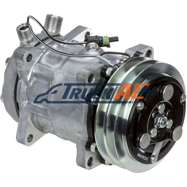 OEM Sanden A/C Compressor - Sanden 4639, 4644, 4647, 4664, 8062, 8104, Truck Air 03-3470, MEI 5764