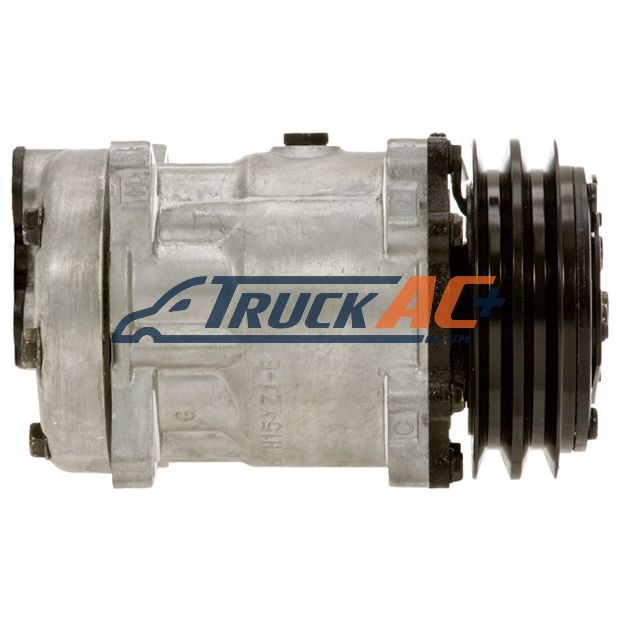 OEM Sanden A/C Compressor - Sanden 7803, Truck Air 03-1843, MEI 5704