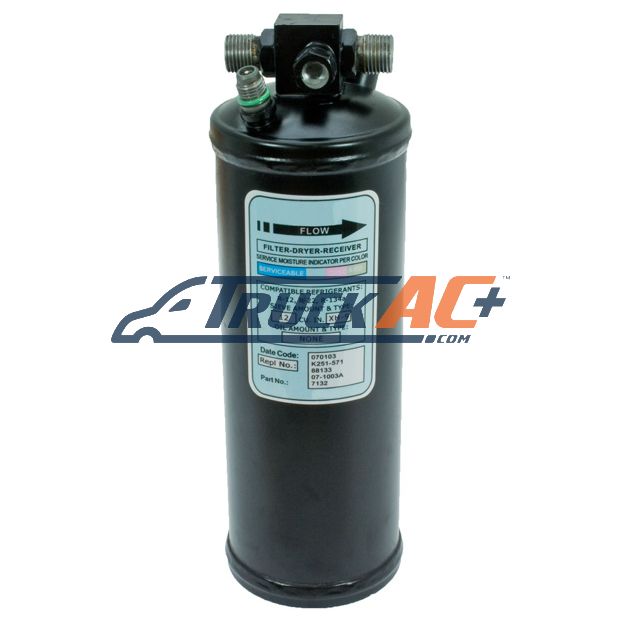 OEM A/C Receiver Drier - Truck Air 07-1003A, MEI 7132 OEM A/C Receiver Drier - Truck Air 07-1003A, MEI 7132