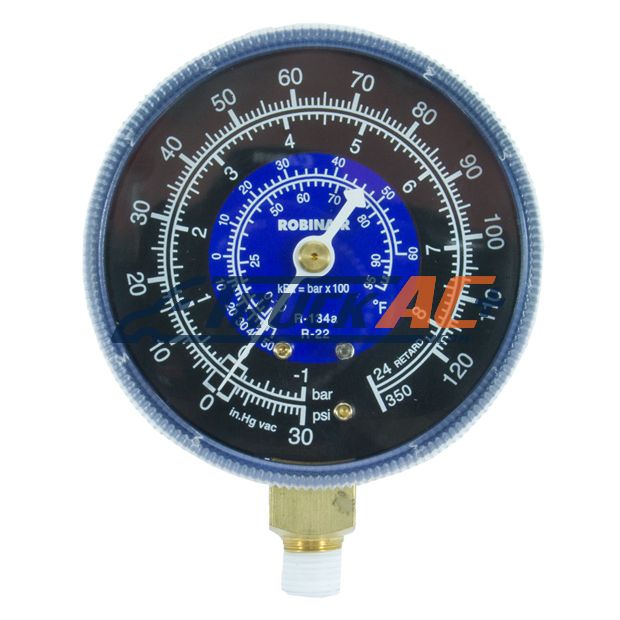 Universal Low Side Pressure Gauge - Truck Air 16-3497, MEI 8765