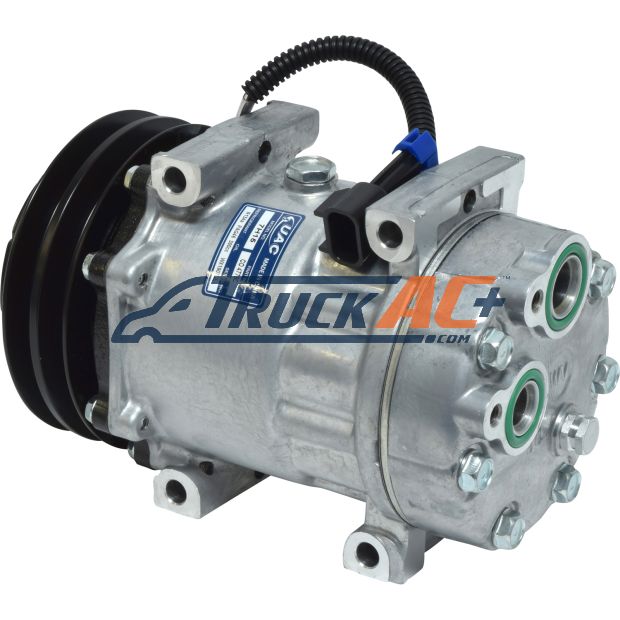 Sanden Style A/C Compressor - Sanden 4715, 4778, 4890, Truck Air 03-1603, MEI 5382