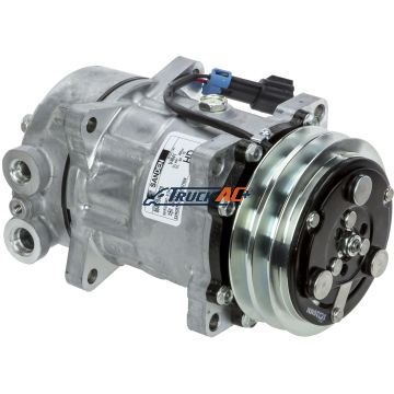 OEM Sanden A/C Compressor - Sanden 4041, 4426, 4696, Kenworth F69-1000, Peterbilt F69-6002-231, Truck Air 03-1001, MEI 5360