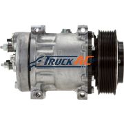 OEM Sanden A/C Compressor - Sanden 4146, Truck Air 03-1014, MEI 54148