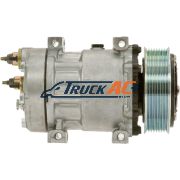 OEM Sanden A/C Compressor - Sanden 4676, Truck Air 03-3809, MEI 54676