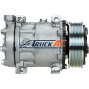 OEM Sanden A/C Compressor - Sanden 4410, Truck Air 03-0434S, MEI 54410